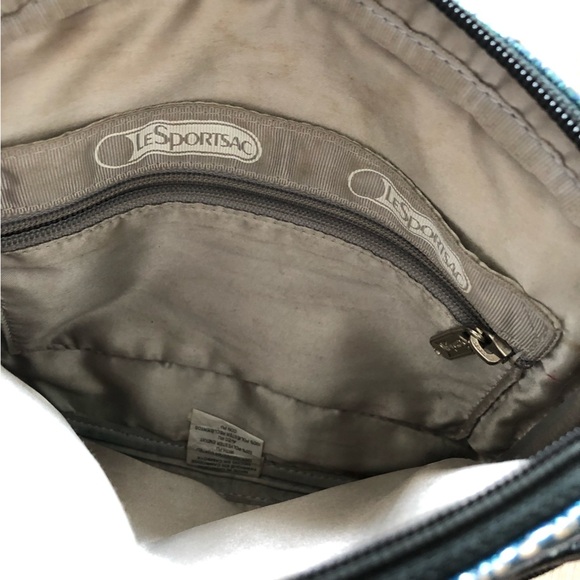 Lesportsac Light Blue Metallic Shoulder Bag - Picture 7 of 8